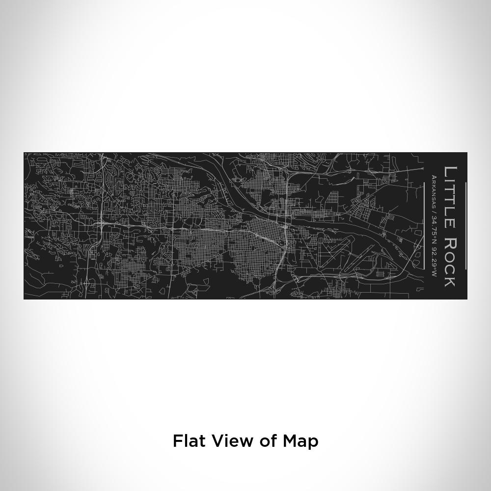 Little Rock - Arkansas Map Insulated Cup in Matte Black-Everyone's Marketplace