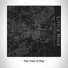 Little Rock - Arkansas Map Tumbler in Matte Black-Everyone's Marketplace