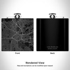 Los Angeles - California Map Hip Flask in Matte Black-Everyone's Marketplace