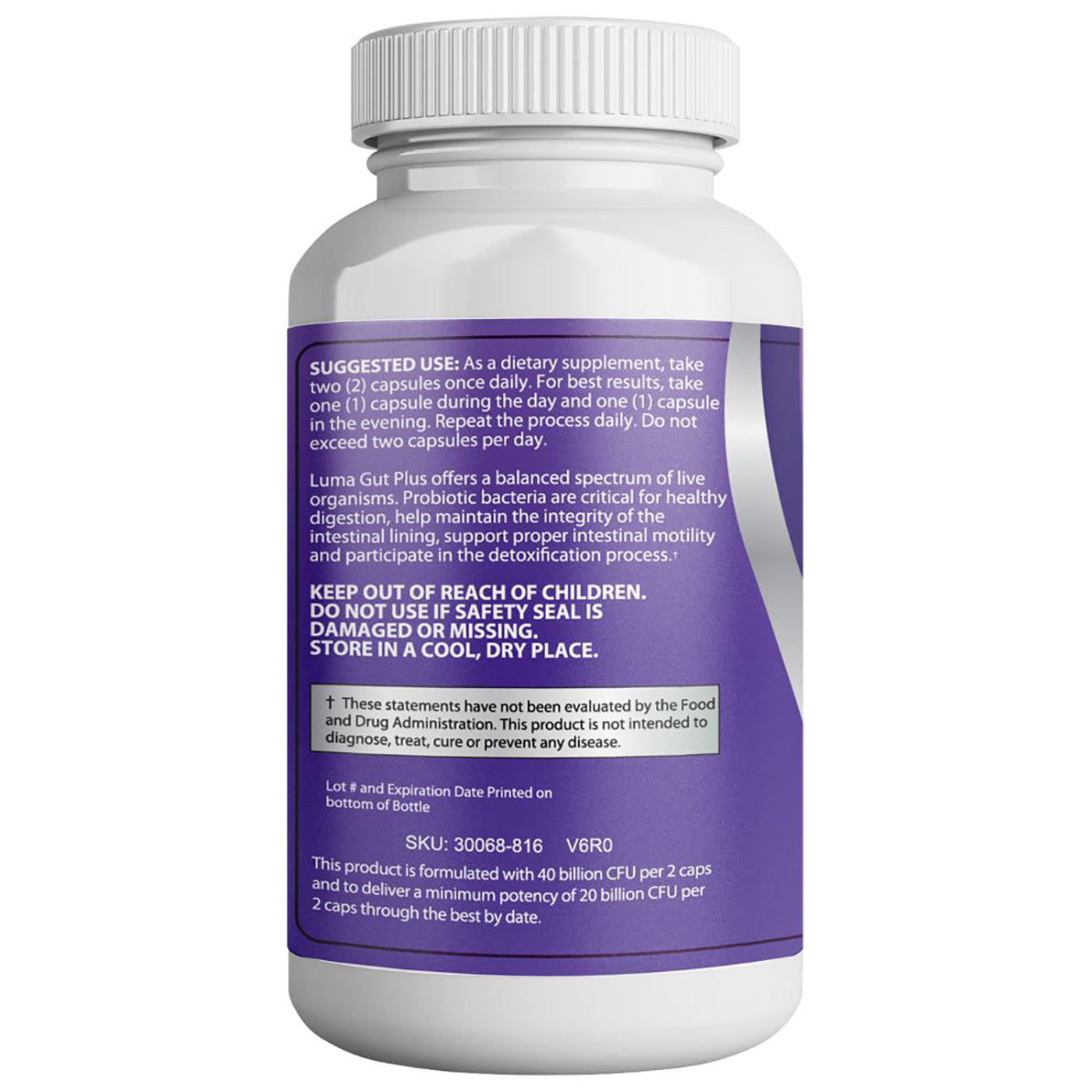 Luma Gut Plus - Probiotics for Men and Women for Stomach Acid-Everyone's Marketplace