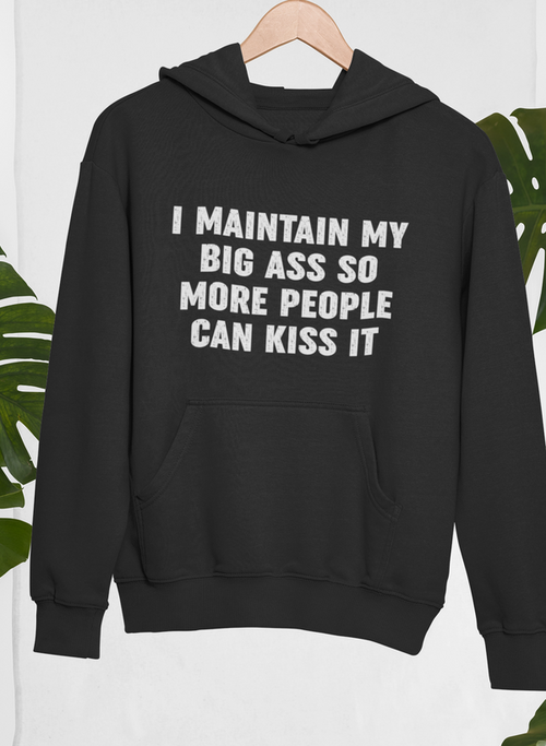 I Maintain It So More People Can Kiss It Hoodie-Everyone's Marketplace