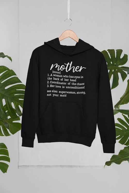 Mom Noun Mom Hoodie-Everyone's Marketplace