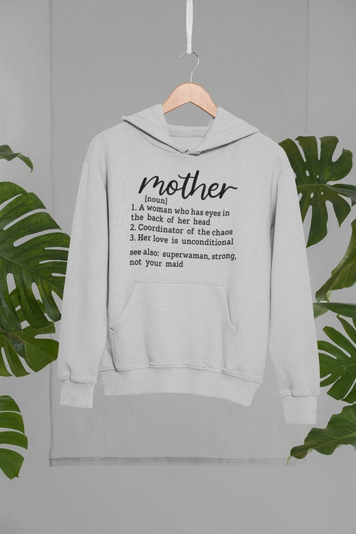 Mom Noun Mom Hoodie-Everyone's Marketplace