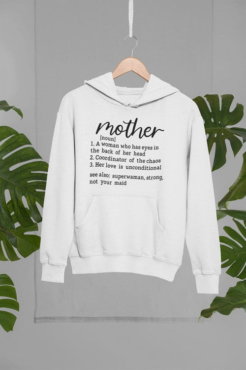 Mom Noun Mom Hoodie-Everyone's Marketplace