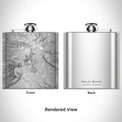 Mount Baker - Washington Engraved Topographic Map Hip Flask-Everyone's Marketplace