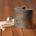 Mount Baker - Washington Engraved Topographic Map Hip Flask-Everyone's Marketplace