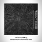 Mount Hood - Oregon Map Tumbler in Matte Black-Everyone's Marketplace