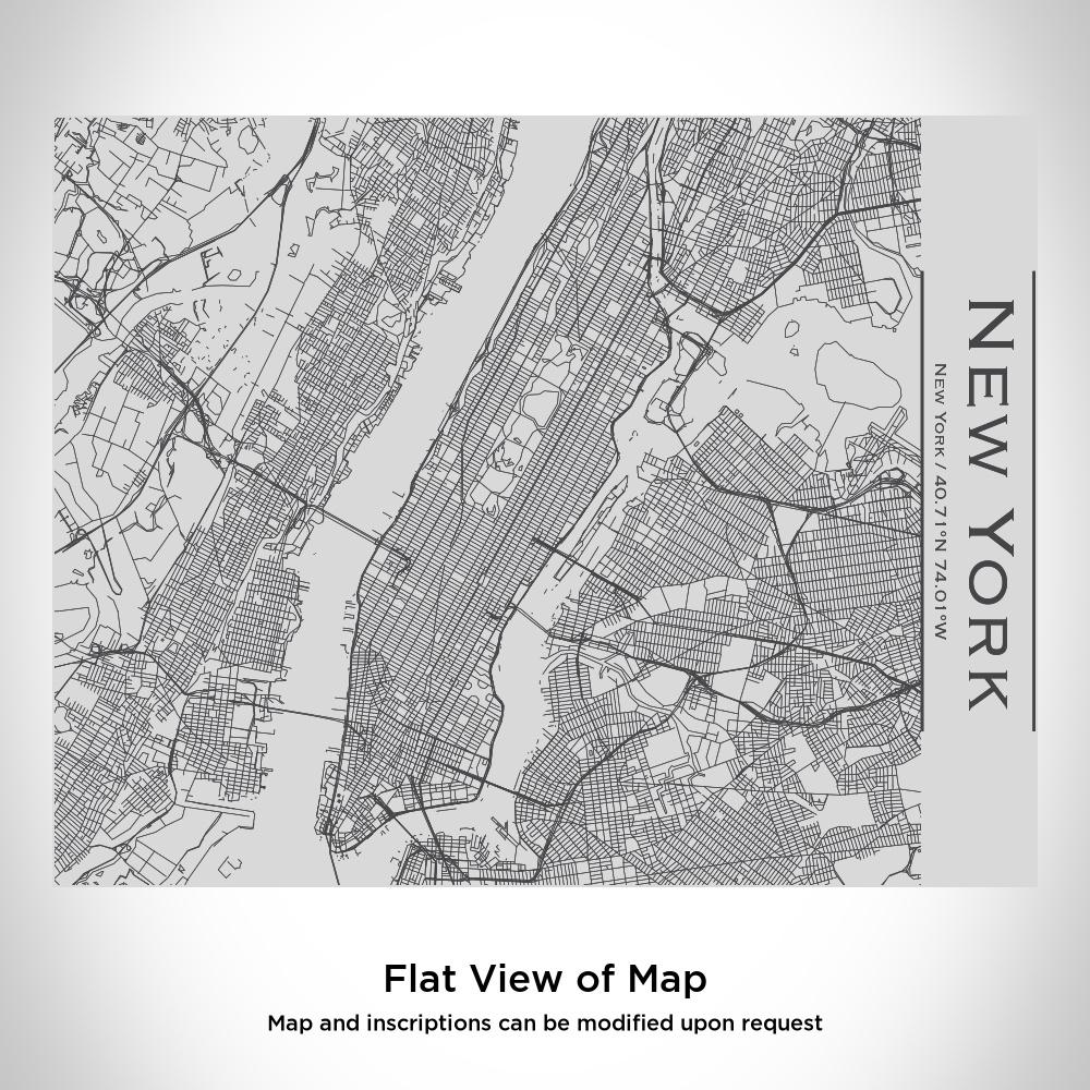 New York - New York Map Bottle with Bamboo Top-Everyone's Marketplace