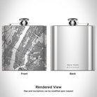 New York - New York Map Hip Flask-Everyone's Marketplace