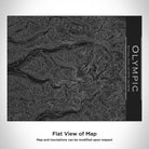 Olympic National Park - Washington Map Bottle with Bamboo Top in Matte-Everyone's Marketplace