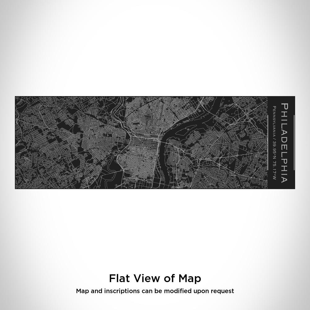 Philadelphia - Pennsylvania Map Insulated Cup in Matte Black-Everyone's Marketplace