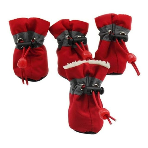 Dogs Winter Warm Shoes 4 PCS Set-Everyone's Marketplace