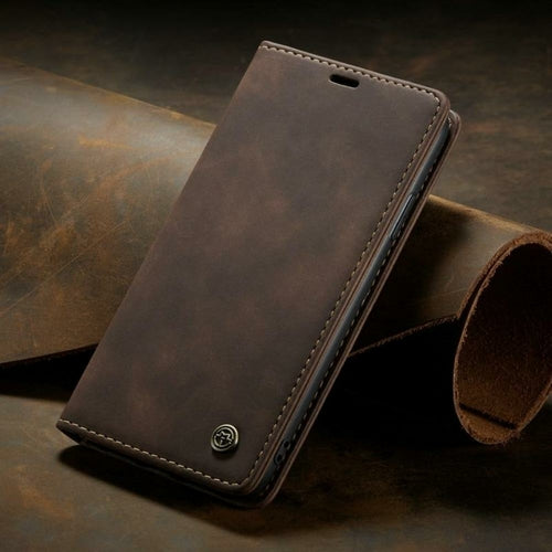 Luxury Magnetic Flip Wallet Case for iPhone 7, 8, X, 11, 12, 13-Everyone's Marketplace