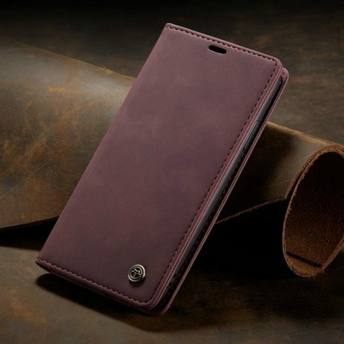 Luxury Magnetic Flip Wallet Case for iPhone 7, 8, X, 11, 12, 13-Everyone's Marketplace