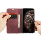 Luxury Magnetic Flip Wallet Case for iPhone 7, 8, X, 11, 12, 13-Everyone's Marketplace