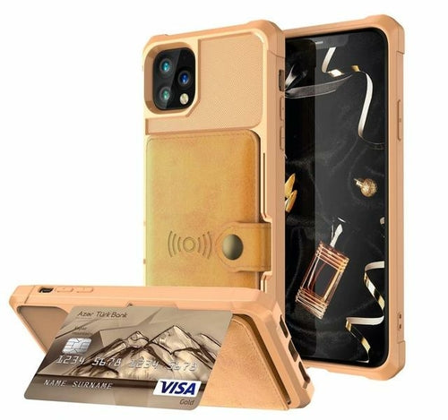 360 Protection Magnetic Leather Wallet Armor Case for iPhone-Everyone's Marketplace