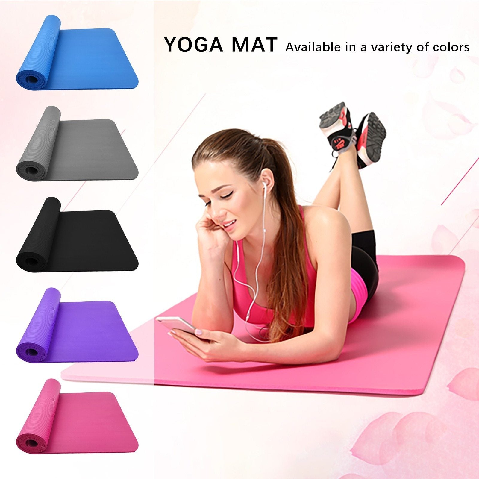 Large Size Slip Yoga Fitness Mat-Everyone's Marketplace