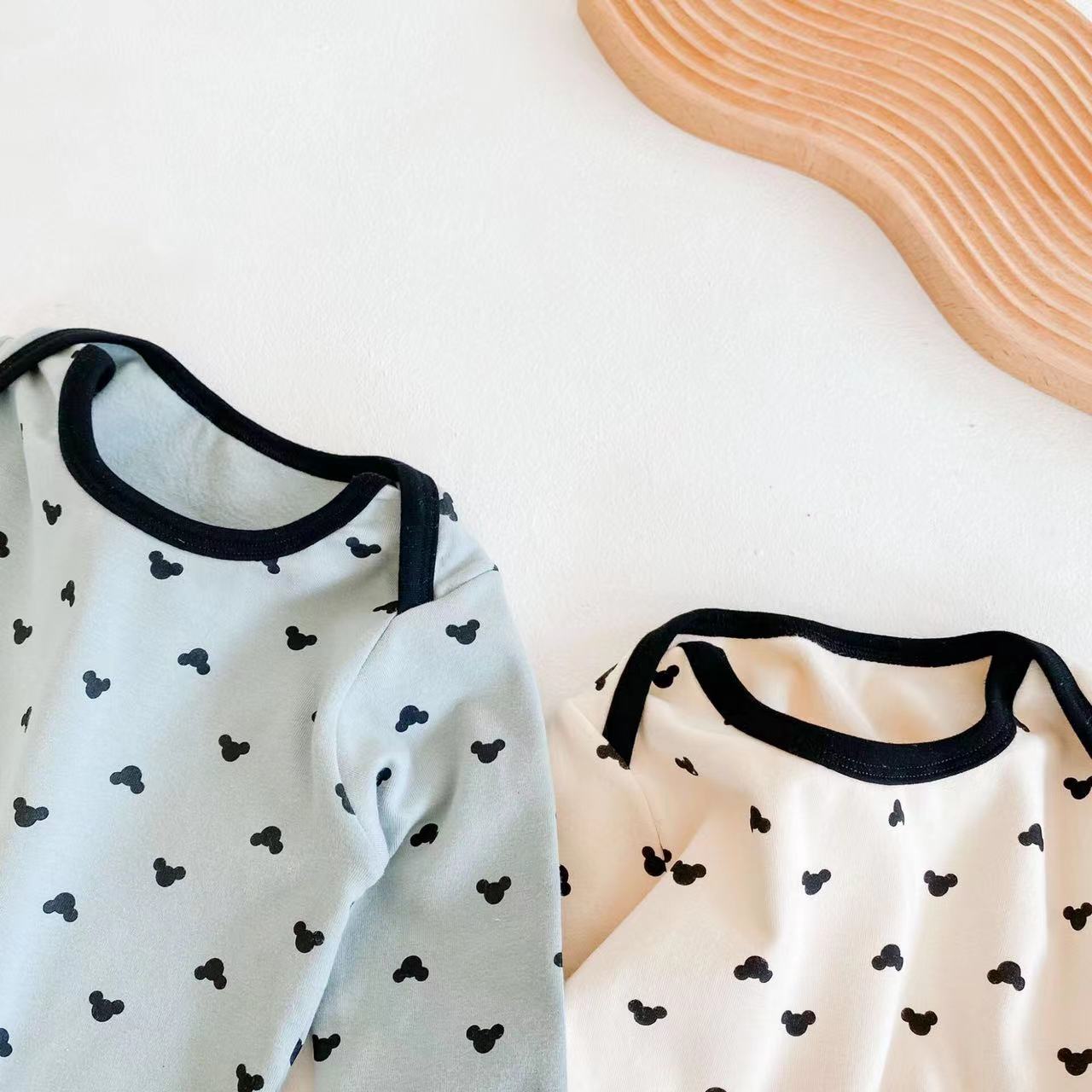 Baby Cartoon Print Pattern Soft Onesies Combo Trousers Sets-Everyone's Marketplace