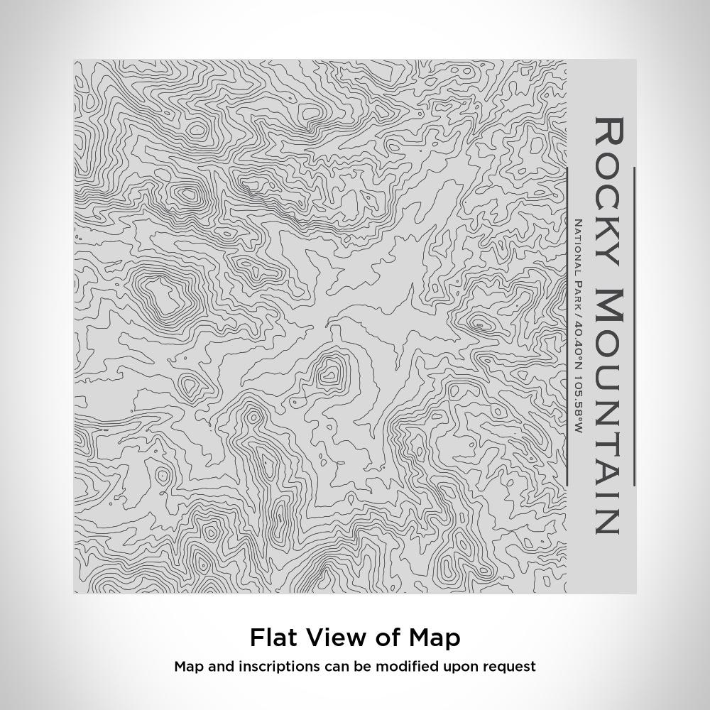 Rocky Mountain National Park - Colorado Map Tumbler-Everyone's Marketplace