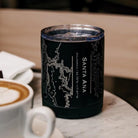 Santa Ana - California Map Insulated Cup in Matte Black-Everyone's Marketplace