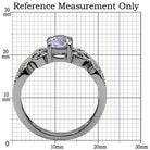 TK079 - High polished (no plating) Stainless Steel Ring with AAA Grade-Everyone's Marketplace