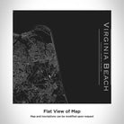 Virginia Beach - Virginia Map Tumbler in Matte Black-Everyone's Marketplace